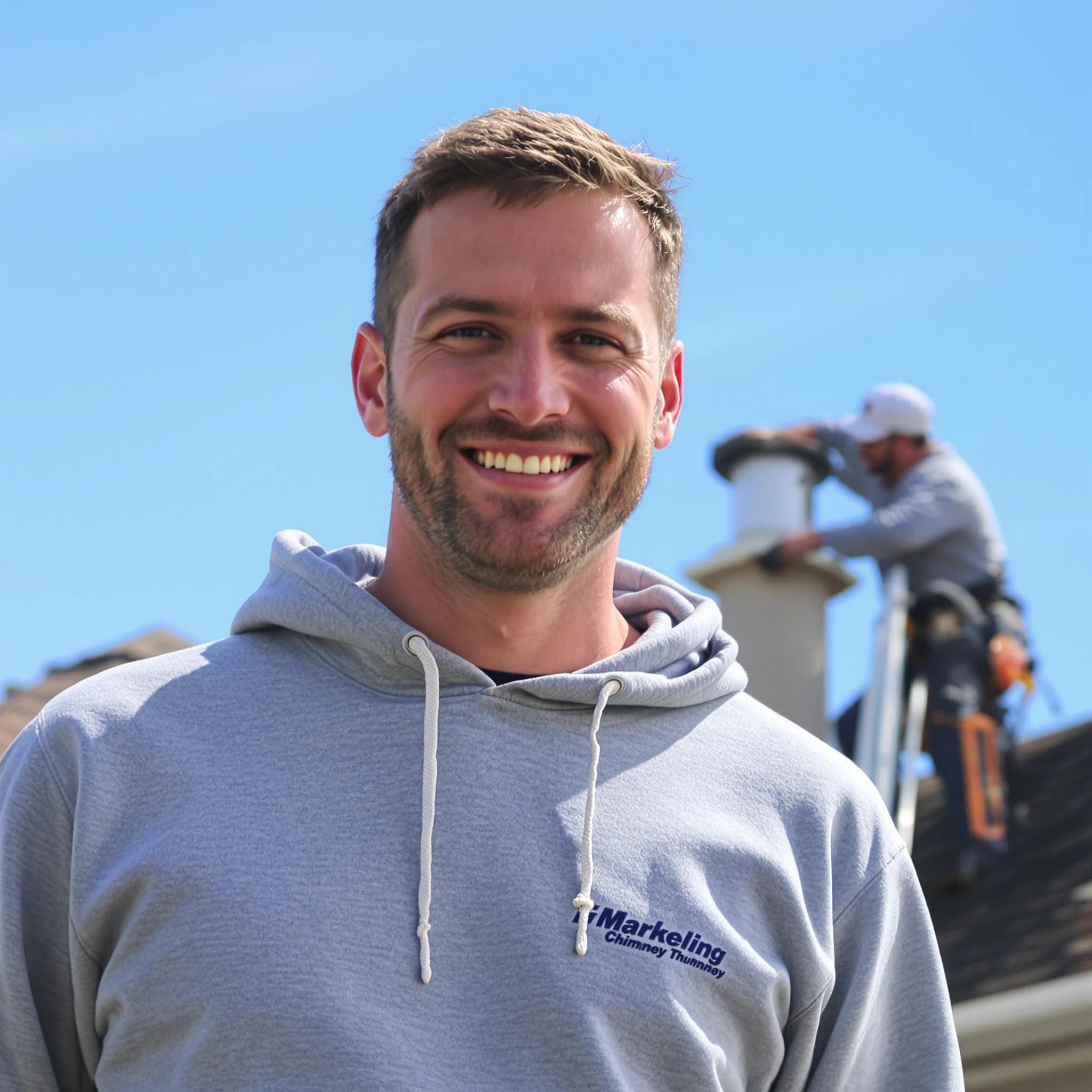 The Clanton Chimney Sweep team.