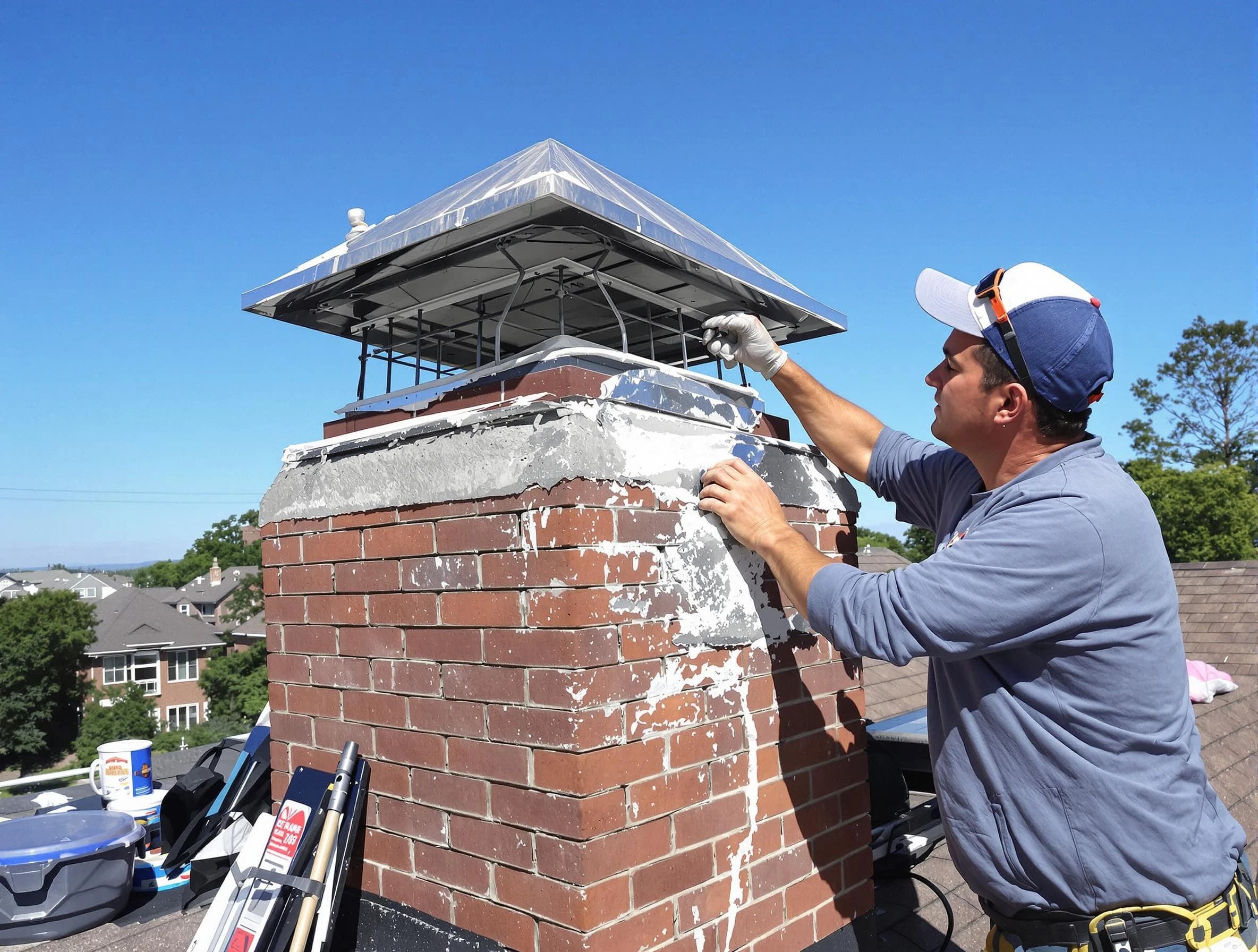 Chimney Crown Services service in Clanton, AL