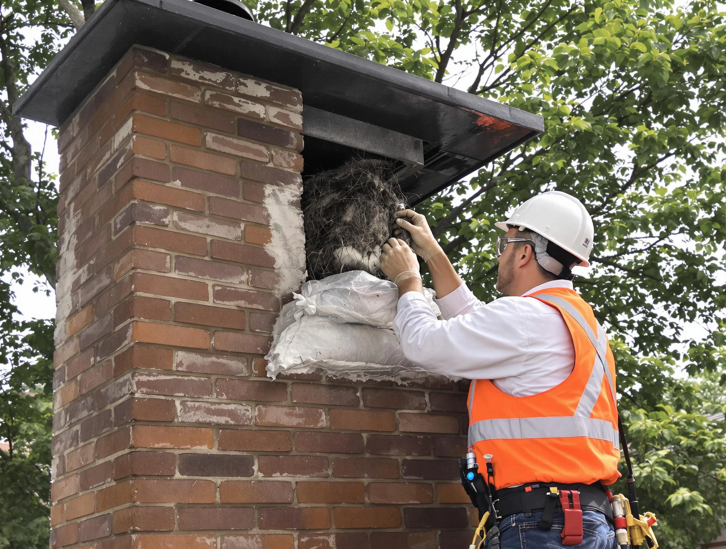 Humane removal of debris and animals by Clanton Chimney Sweep in Clanton, AL