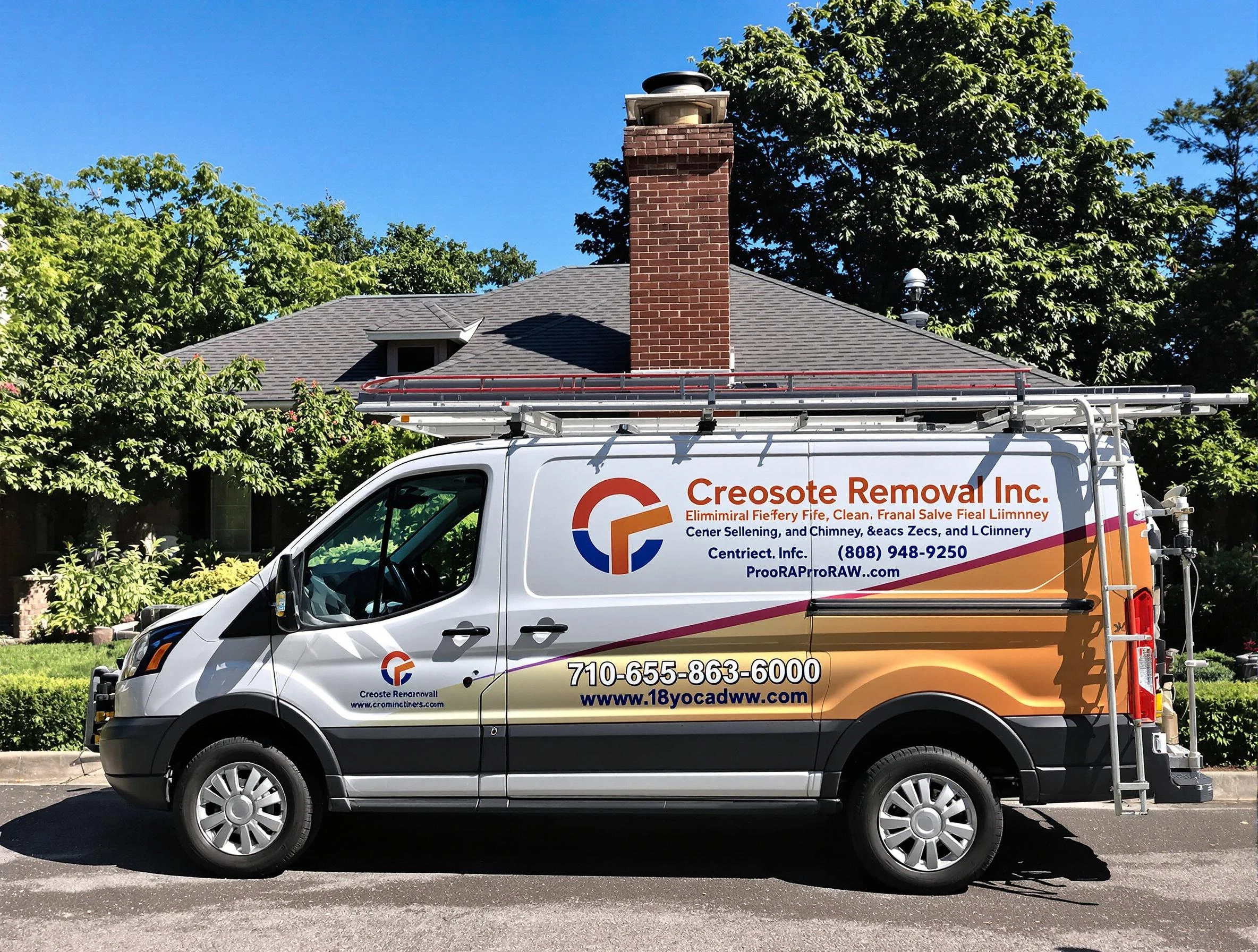 Clanton Chimney Sweep technician removing creosote safely in Clanton, AL